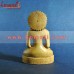 Awe-inspiring Sculpture Statue of Pensive Mahaveera - Single Piece Wood Carving