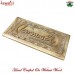 Finest Hands - Komoli Walnut Wood Name Plaque - Many and Any Size