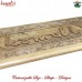 Finest Hands - Komoli Walnut Wood Name Plaque - Many and Any Size