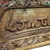 Finest Hands - Komoli Walnut Wood Name Plaque - Many and Any Size