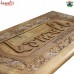 Finest Hands - Komoli Walnut Wood Name Plaque - Many and Any Size