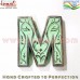 Carved Wooden Letter M Fascinating Vintage Style Decoration - Custom Product