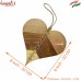 Handcrafted Stylish Wooden Carved Heart Ornaments Wall Home Patio Decoration