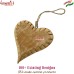 Hand Carved Wooden Heart Ornaments Custom Designs Available