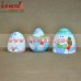 Hand Painted Wooden Nesting Easter Eggs - Cute Puppy Family