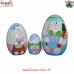 Hand Painted Wooden Nesting Easter Eggs - Cute Puppy Family