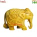 Intricately Carved Wooden Indian Elephant Hard Carved