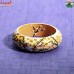 Evening Shades of Fantastic Brown - Cheerful Hand Painted Wooden Bracelet Bangles
