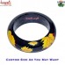 The Glory of Maple Leaf - Artistic Hand Painted Wooden Bracelet Bangle