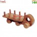 Handmade Creative Wooden Cart and Wooden Fruit Fork Spoons Tableware Utility Item