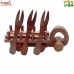 Handmade Creative Wooden Cart and Wooden Fruit Fork Spoons Tableware Utility Item