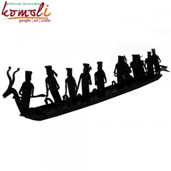In Tandem Boat Race (Large) - Iron Sculpture