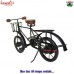 Vintage Theme Miniature Bicycle of Wrought Iron, Ideal for Home Decoration Gifts