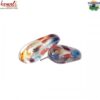 Striking Rainbow Colors - Glass Earrings - Image 3