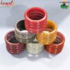 Resin Bracelet Bangles with Glitters Filled Inside - Customized Sizes - Rainbow Resins - Image 2